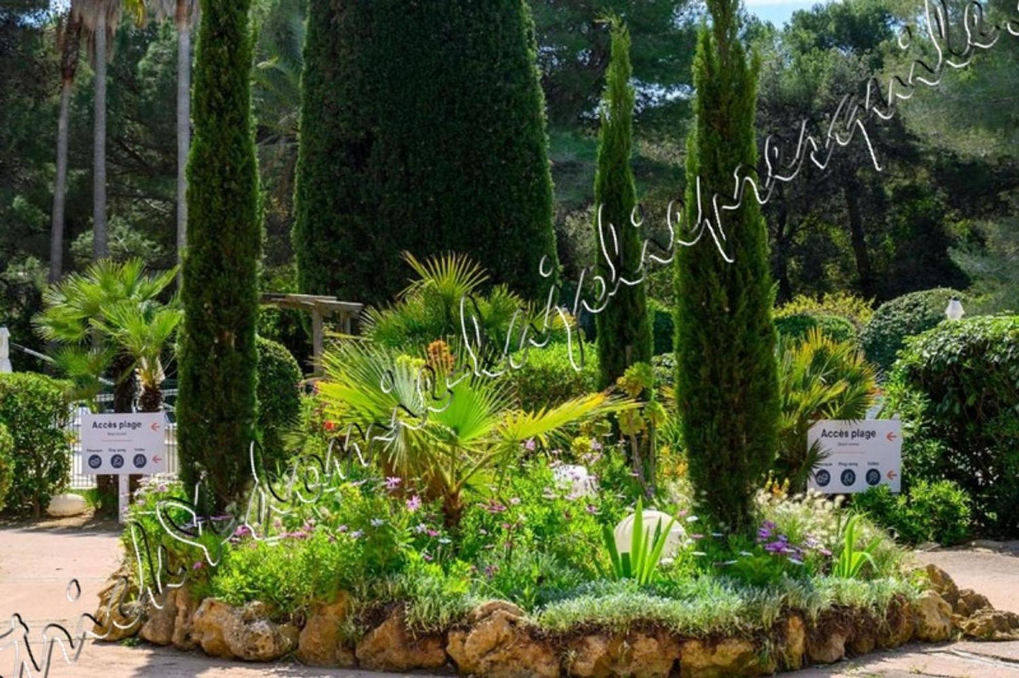 Magnifique Parc de la Presqu'île avec Piscine et Plage face à Porquerolles ! Hyères Exterior foto