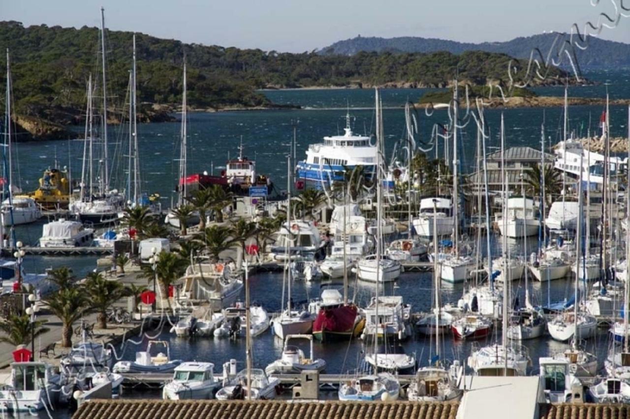 Magnifique Parc de la Presqu'île avec Piscine et Plage face à Porquerolles ! Hyères Exterior foto