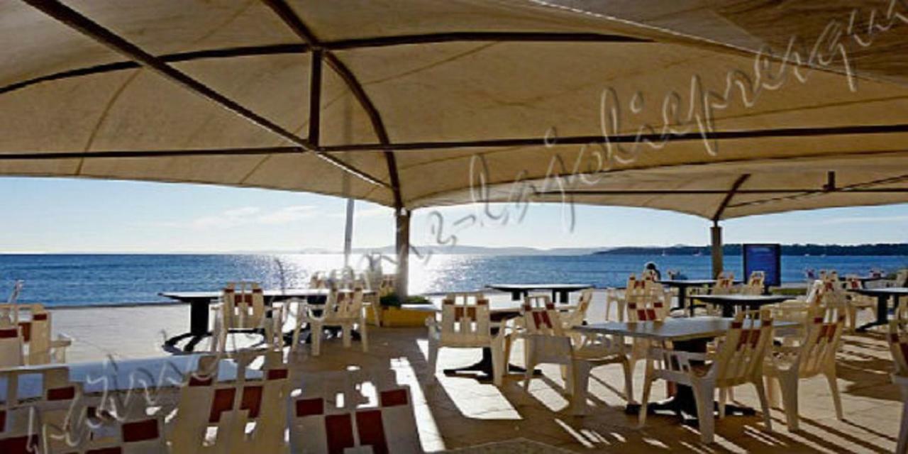 Magnifique Parc de la Presqu'île avec Piscine et Plage face à Porquerolles ! Hyères Exterior foto