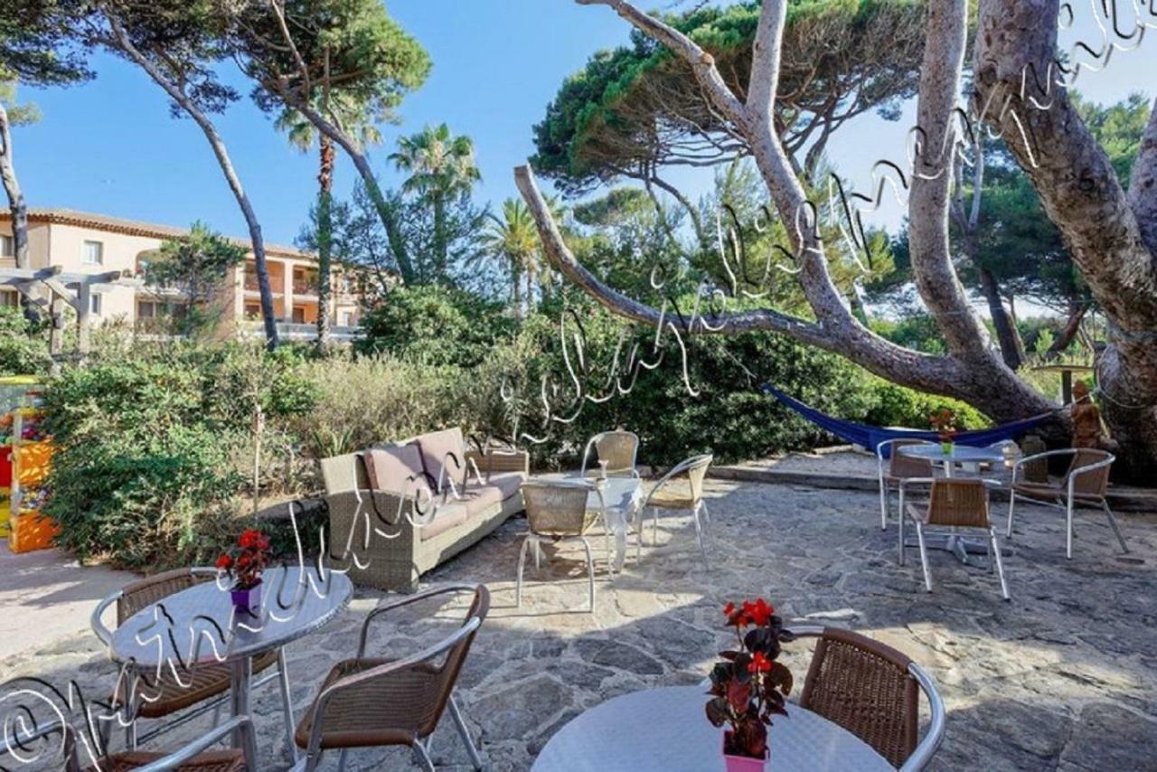 Magnifique Parc de la Presqu'île avec Piscine et Plage face à Porquerolles ! Hyères Exterior foto